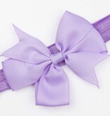 Baby haarbandje strik (lila)