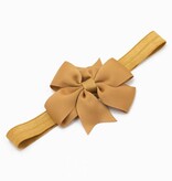 Baby haarbandje strik (zand)