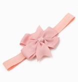 Baby haarbandje strik (zalm)