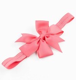 Baby haarbandje strik (koraal)