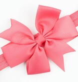 Baby haarbandje strik (koraal)