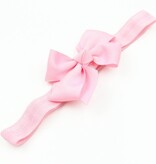 Baby haarbandje strik (lichtroze)