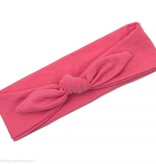 Baby haarband knoop (roze)