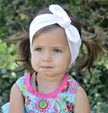 Baby haarband knoop (roze)