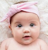 Baby haarband knoop (lichtroze)