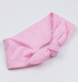 Baby haarband knoop (lichtroze)
