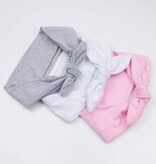 Baby haarband knoop (lichtroze)