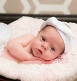 Baby haarband knoop (lichtroze)