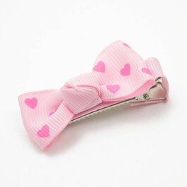 Haarspeld strikje met hartjes