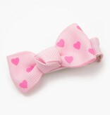 Haarspeld strikje met hartjes