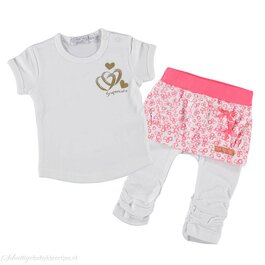 DIRKJE BABYKLEDING Setje Supercute (wit)