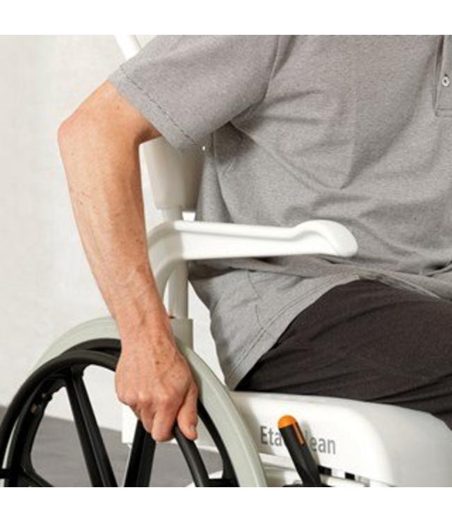 Etac Clean toilet- en doucherolstoel 24inch