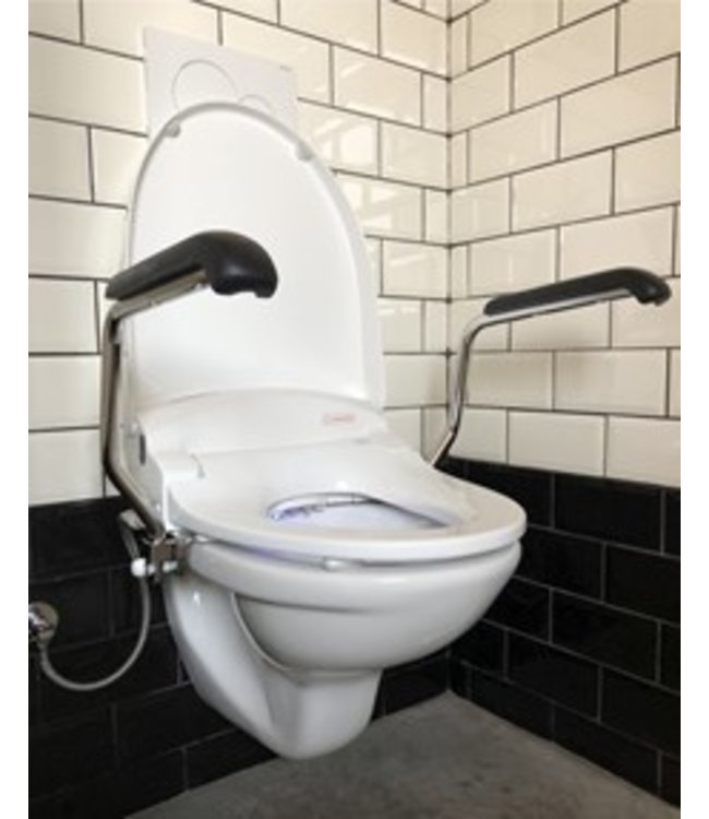 Spoeldouche fohn toiletbril