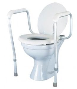 Toiletframe aan toilet