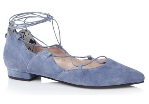 Ballerina shoe made of suède