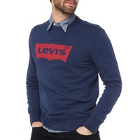 Sweater van katoen met logoprint
