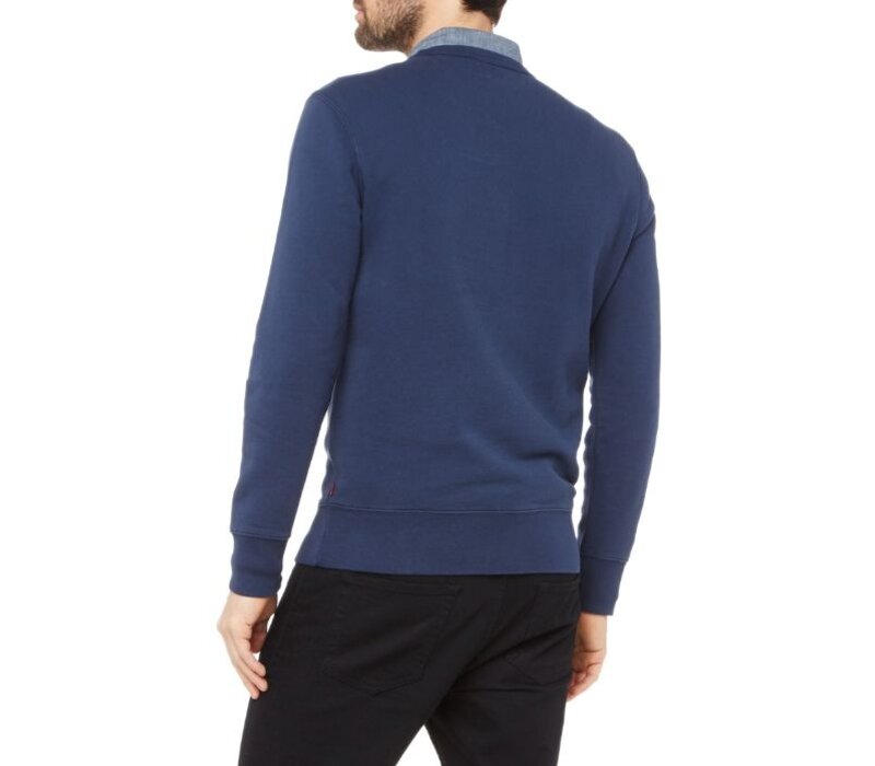 Sweater of cotton with brand