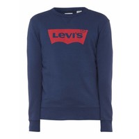 Sweater van katoen met logoprint