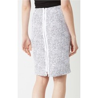 Skirt with brand