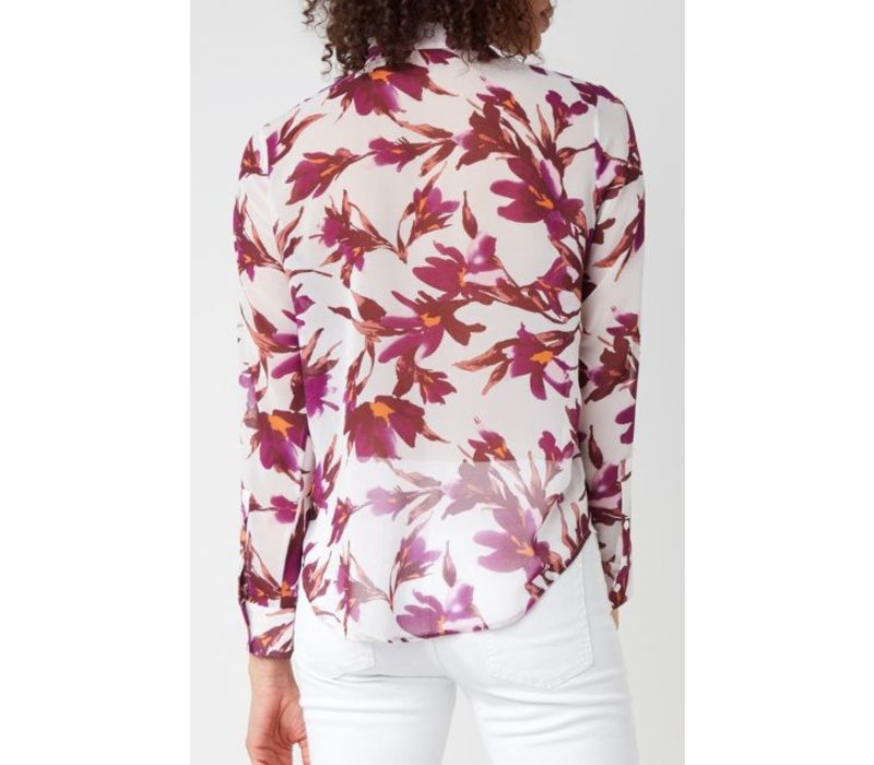 Molly blouse with flowers