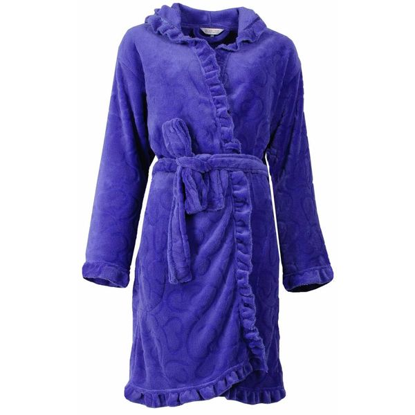 Tenderness Tenderness - Dames Badjas - Fleece - Blauw