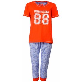 Irresistible Irresistible Dames Pyjama - Katoen - Oranje