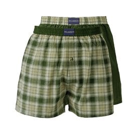 Paul Hopkins Heren Boxershort - 100% Katoen - Geel/Groen - DUO-PACK