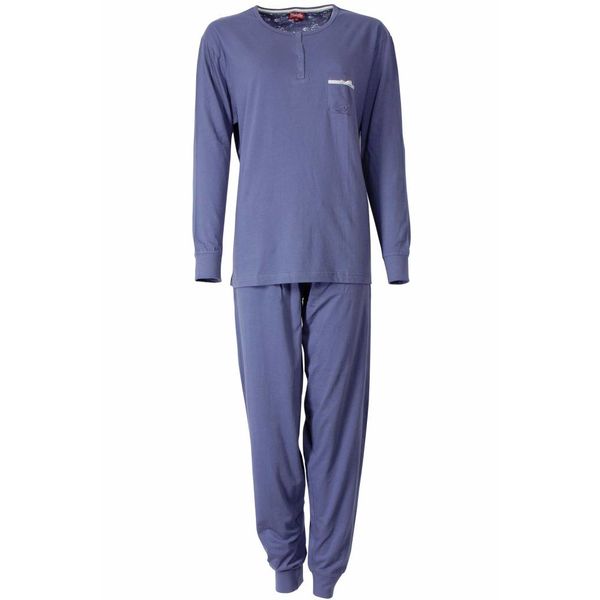 Medaillon Medaillon Dames Pyjama - Katoen - Blauw