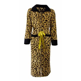 Medaillon Medaillon Dames Badjas - Fleece - Coral Fleece - Tijger