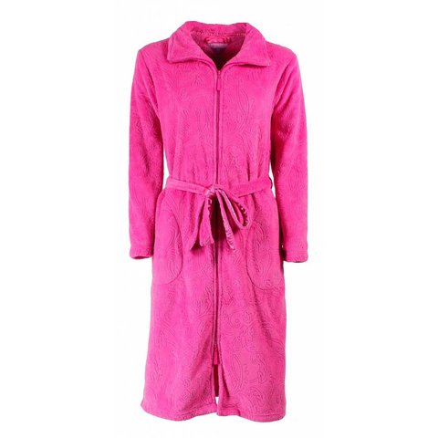 Tenderness - Dames Badjas - Fleece - Roze