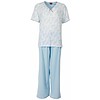 Medaillon Dames Pyjama - Katoen - Blauw