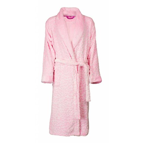 Irresistible - Dames Badjas - Fleece - Roze