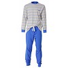 M.E.Q Heren Pyjama Blauw MEPYH1407A