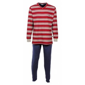 MEQ MEQ Heren Pyjama - Pyjama Set - 100% Katoen - Blauw