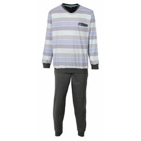 Paul Hopkins Paul Hopkins Heren Pyjama - V Hals - 100% Katoen - Licht Blauw