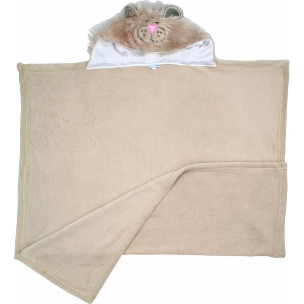  Bianco Blu Baby - Omslagdoek - Fleece - Beige