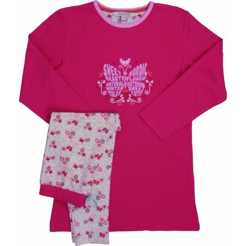 Angelfish Meisjes Pyjama - 100% Katoen - Roze