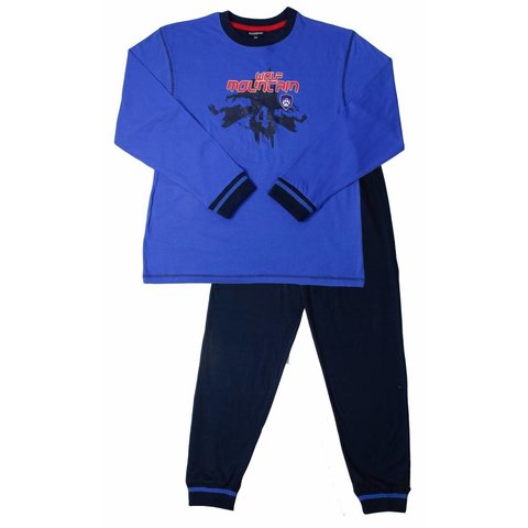 Blue Docks Jongens Pyjama - 100% Katoen - Blauw