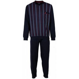 Paul Hopkins Paul Hopkins - Heren Pyjama - 100% Katoen - Blauw