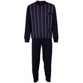Paul Hopkins Paul Hopkins Heren Pyjama - 100% Katoen - Ronde Hals - Blauw
