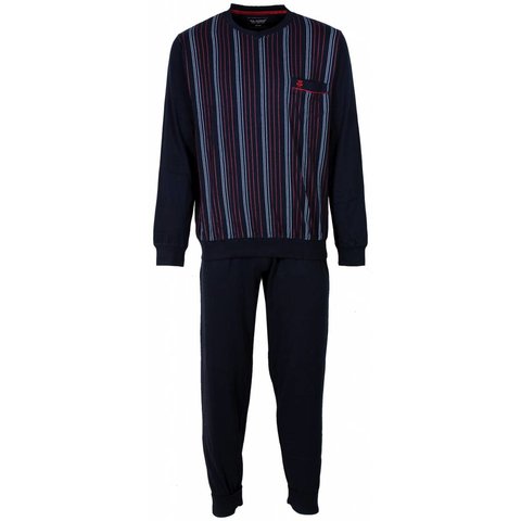 Paul Hopkins - Heren Pyjama - 100% Katoen - Blauw