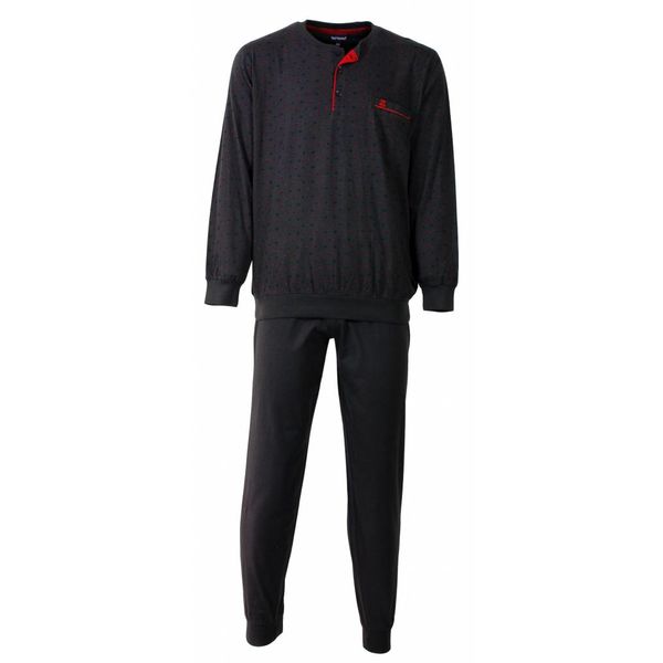 Paul Hopkins Paul Hopkins - Heren Pyjama - Donker Grijs