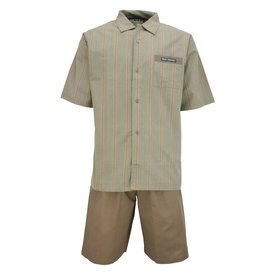 Merkloos MEQ Heren Shortama - 100% Katoen - Beige