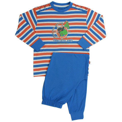 Blue Dock Jongens Pyjama - 100% Katoen - Blauw