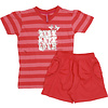 AnnaRebella Meisjes Shortama - 100% Katoen - Rood