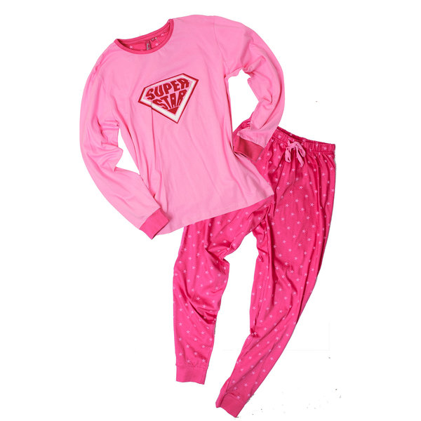  Annarebella Meisje Pyjama - 100% Katoen - Roze