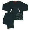 Blue Docks Jongens Pyjama - Voetbal - 100% Katoen - Donker Blauw