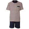 Paul Hopkins Heren Shortama - Pyjama Set - Rood/Grijs