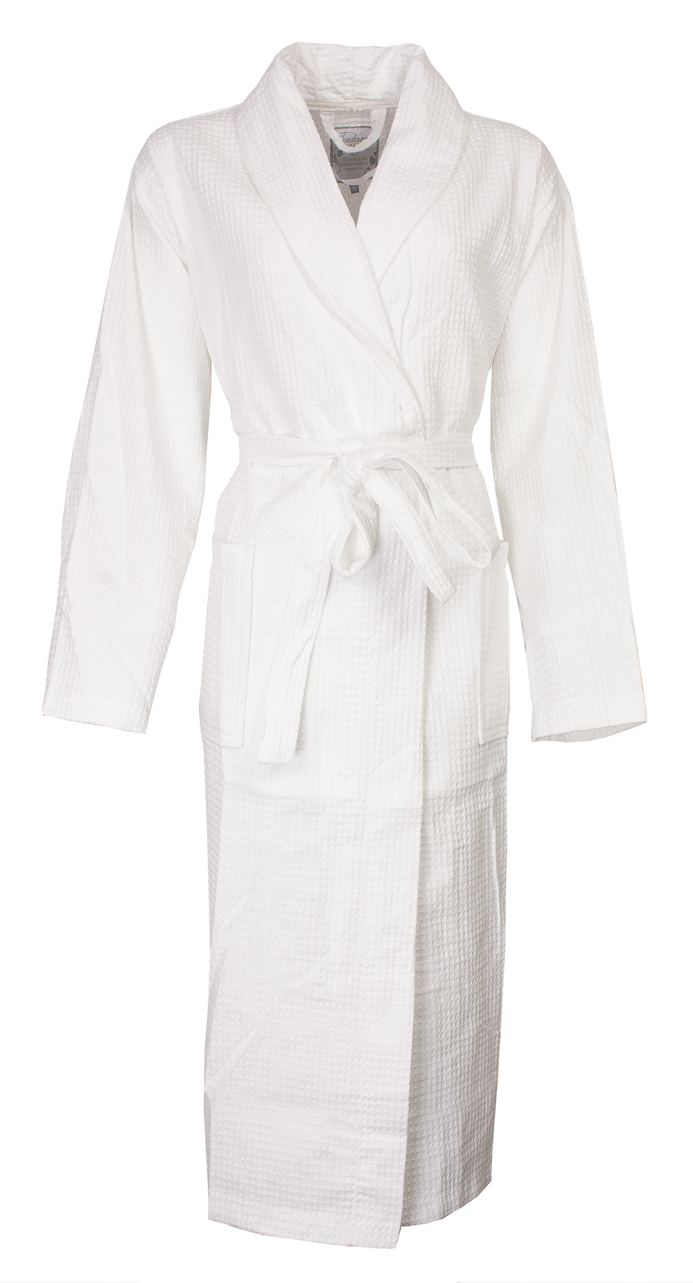 Respectievelijk Sluier hoofdzakelijk Tenderness Badjas Wit Sauna geschikt Wafel Dessin TEBRD2803A | Pyjamaonline
