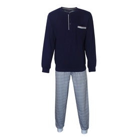 Paul Hopkins Paul Hopkins Heren Pyjama - Ronde Hals - Donker Blauw
